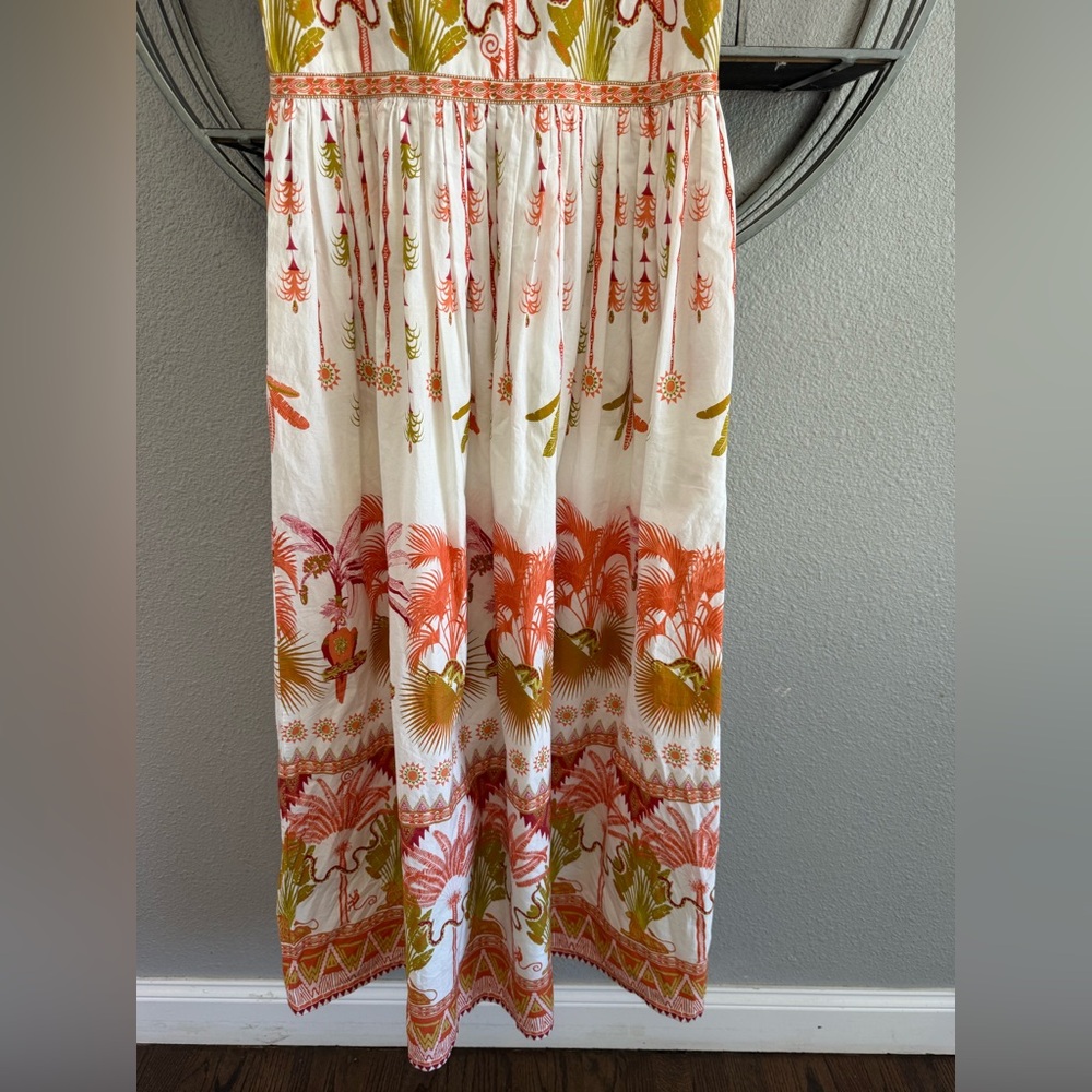 Le‎ Sirenuse Julia Winter Garden Cotton Maxi Dress - Picture 6 of 13